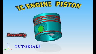 Piston Assembly tutorial | Solid Edge | in Kannada | ಸಾಲಿಡ್ ಎಡ್ಜ್ ಕನ್ನಡ-ಸಂಚಿಕೆ-49
