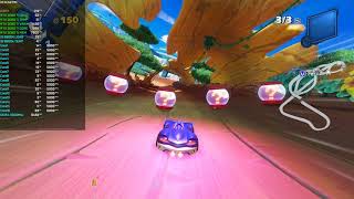 RTX 2080 Ti Team Sonic Racing 4K Max Settings