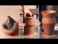 Making Two Angular Vases from Start to Finish — ASMR Edition