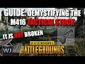 GUIDE: DEMYSTIFYING The M416 TACTICAL STOCK - PLAYERUNKNOWN's BATTLEGROUNDS (PUBG)