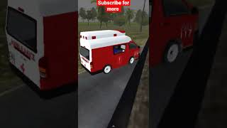 #shorts | Toyota Hiace Ambulance Mod Bussid | Ambulance Unbalanced | Android game | 3D game | Mods