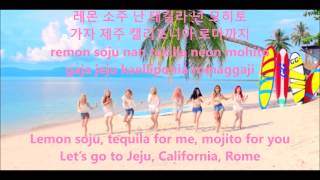 Girls' Generation (SNSD) - Party - Hangul, Romaja And English Lyrics