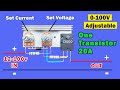 DC Voltage and current Adjustable Power supply, DIY DC voltage controller