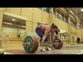 evstyukhina nadi clean pulls 140 kg