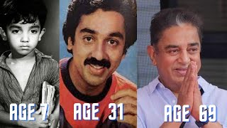 Kamal Haasan's Age Transformation  The Eternal Star Timeless Journey - Then and Now