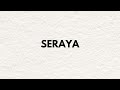 Seraya - Wg. Musik Studio