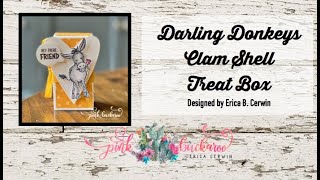 Darling Donkeys Clam Shell Treat Box