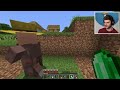 Minecraft But Villagers Beat the Game For Me