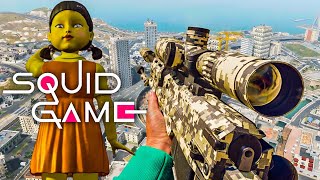 CALL OF DUTY: WARZONE SQUID GAMES SNIPER GAMEPLAY! (NO COMMENTARY)