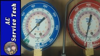 R-22 and R-410a Refrigerant: Why the Vapor Gauge Pressure is too Low in Air Conditioning!