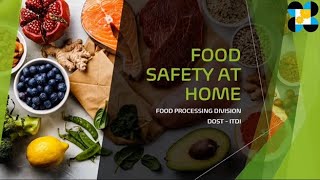 ITDI Webinar on Food Safety at Home