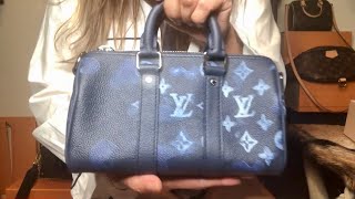 Limited Edition  🎉. Louis Vuitton Keepal XS Unboxing .( What Fits , Mod Shots )