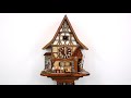 Kuckucksuhr Schwarzwaldhaus Biertrinker | Cuckoo Clock Black Forest House Beerdrinker | #69490