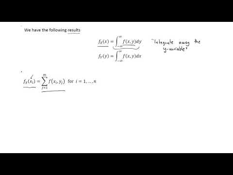Marginal probability density function Marginal probability density function