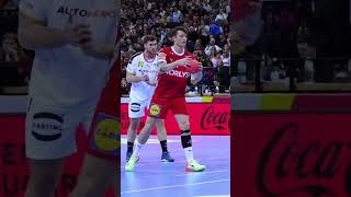 The art of taking a penalty shot #handball #goals #ehfeuro2024