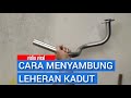 CARA MENYAMBUNG LEHERAN KADUT PAKAI SLIP ON