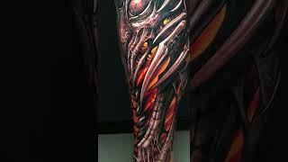 Biomech tattoo - organic tattoos