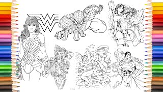 SUPERHEROES Coloring Pages | Monthly Collection (May 2020)
