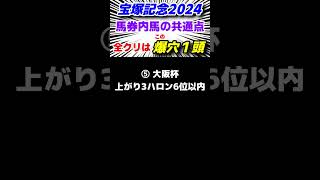 宝塚記念2024【大阪杯組が超激アツ】今回の馬券内候補はズバリこの爆穴１頭！ #shorts