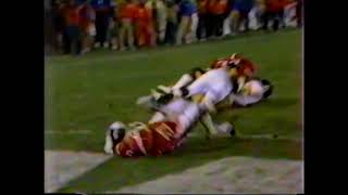 1983 Gator Bowl - Florida Gators vs Iowa Hawkeyes - Neal Anderson first quarter TD run