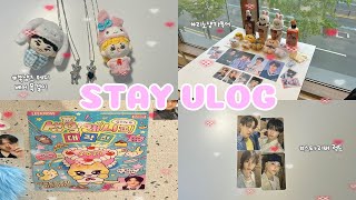 [STAY VLOG] 우리집 큰 고양이 생일잔치🐱🎂 : 현진추천 한강작가님 책 | 쪽냥즈 테디베어 목걸이 | 리노생일카페투어