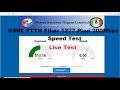 BSNL Live Speed Test FTTH Fiber Connection 1277 Plan 200Mbps