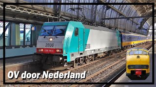 NMBS 2806 + NS ICRm als IC Brussel vertrekt van station Amsterdam Centraal!