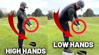 Crazy Simple Low Hands Feel To Hit Irons \u0026 Driver Consistently Longer