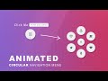 Animated Circular Navigation Menu using Html CSS Only | Simple Radial Menu
