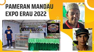 Pameran Mandau di Acara ERAU PELAS BENUA 2022 Kutai Kartanegara