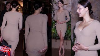 Uff!!! Yeh बंदी Yaar 😲 Ananya Pandey Flaunnts Her Huge Figure In Bodycon Outfit At Bunty Bday Party