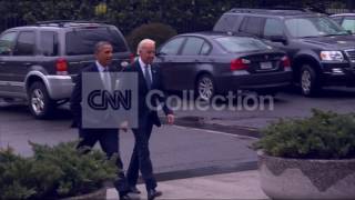 DC:OBAMA, BIDEN WALKING TO TREASURY DEPARTMENT