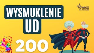 Ćwiczenia na zmniejszenie i wysmuklenie ud - Ćwicz na zdrowie odc. 200