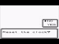 How To Change The Clock in Pokémon Crystal