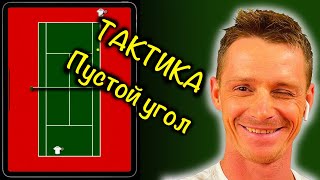 Тактика. Большой теннис. Open corner. Tennis Single tactics.