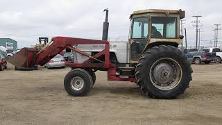 Lot 390 - 1976 White 2-105 2WD Tractor with Front End Loader