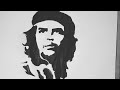 Che Guevara stencil art / easy