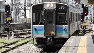 E127系　[普通]長野行き　松本駅到着