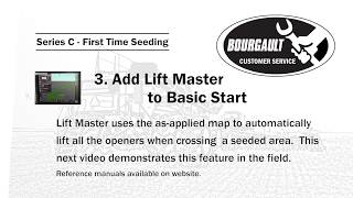Section C.3 - X35 Apollo Basic Seeding Startup with Lift Master