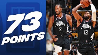 Kawhi Leonard (38 PTS) & Paul George (35 PTS) Combine For 73 PTS In The Battle Of L.A!