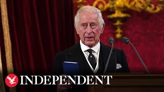 Key moments from the accession council as Charles III formally declared king