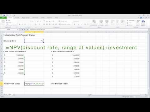 How to Calculate Net Present Value (Npv) in Excel How to Calculate Net Present Value (Npv) in Excel