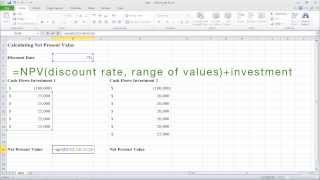 How to Calculate Net Present Value (Npv) in Excel