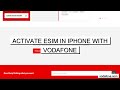 How To Activate ESIM In iPhone With Vodafone 2025 (COMPLETE GUIDE) (2026)