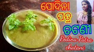 ପୋଦିନା ପତ୍ର ଚଟଣୀ/# Podina Patra chatani # ପୋଦିନା ପତ୍ରରେ ତିଆରି ଚଟଣୀ // ପୋଦିନା ଚଟଣୀ// Podina