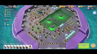 BOOM BEACH | BEASTLY CRAB STAGE 16 - 20