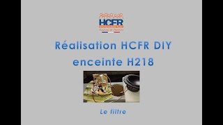 HCFR H218 Les filtres montés