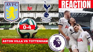 Aston Villa vs Tottenham 0-4 Live Stream Premier League Football EPL Match Score Highlights Spurs