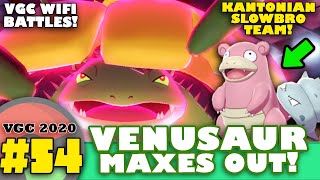 KANTO SLOWBRO and Gmax VENUSAUR Team!! 🐚🌸 Pokemon Sword \u0026 Shield #54 | VGC 2020