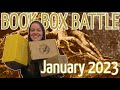 BOOK BOX BATTLE | January 2023 | Illumicrate vs. FairyLoot vs. OwlCrate | a new year begins!